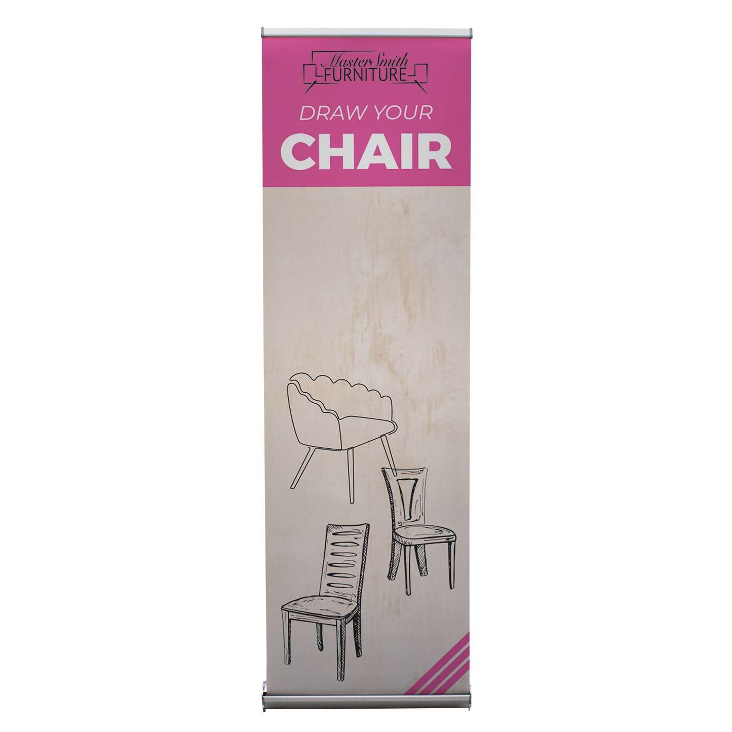 24" Stratus Retractor Kit (Dry-Erase Media)