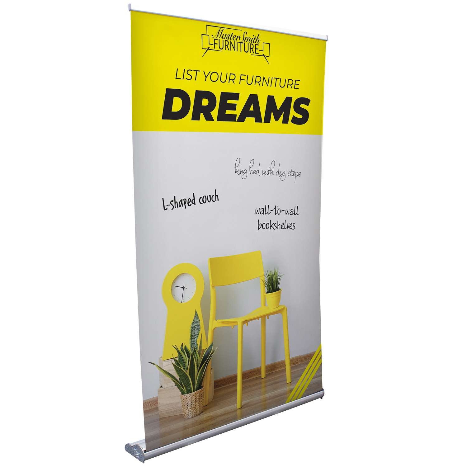 48" Stratus Retractor Kit (Dry-Erase Media)