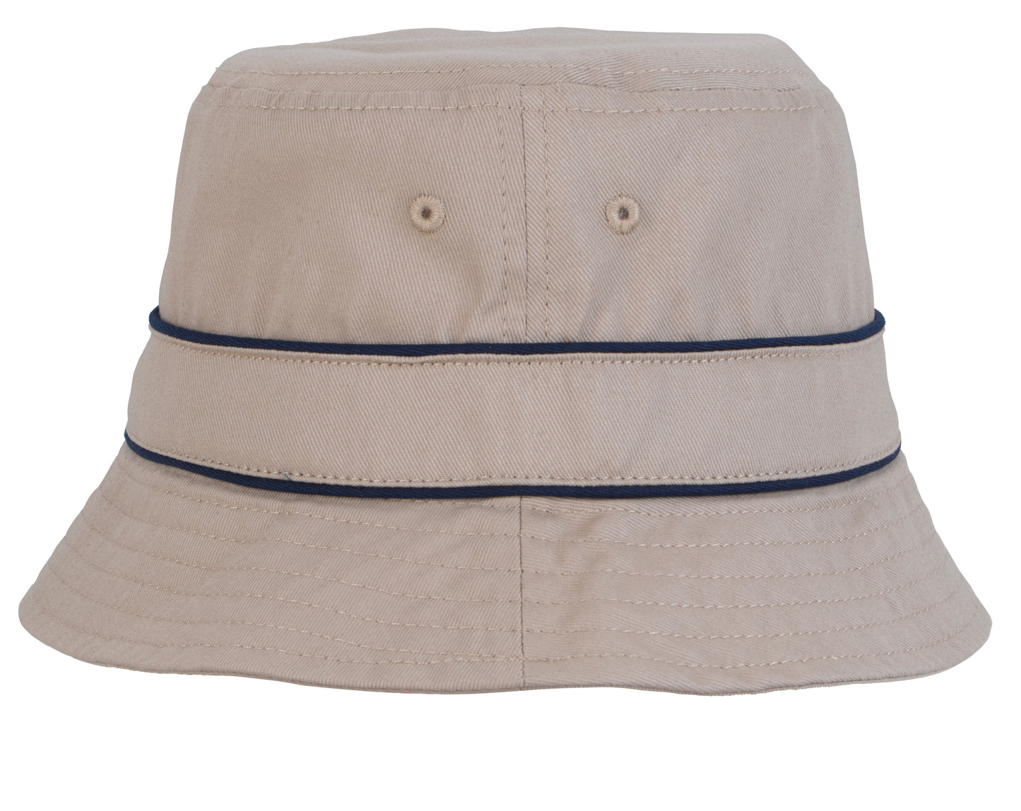 Cotton Bucket Hat with Trim