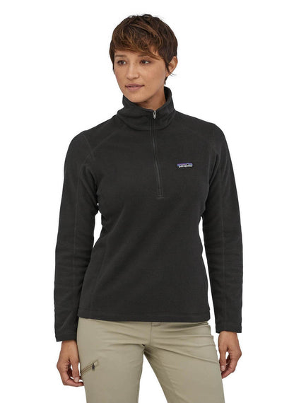 Patagonia Women's Micro D Quarter-Zip - Black - XS