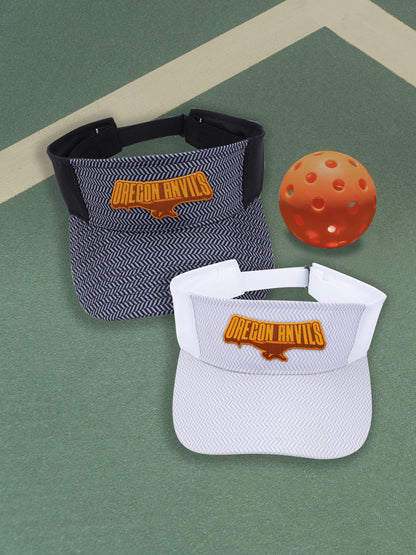 Black/Gray Koozie® Herringbone Visor