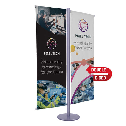 Flex Banner Display Double-Banner Kit