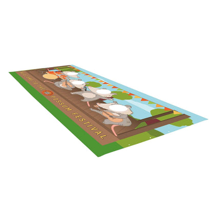 Headliner Quad Face Cutout Replacement Banner (18 oz. Vinyl, Single-Sided)