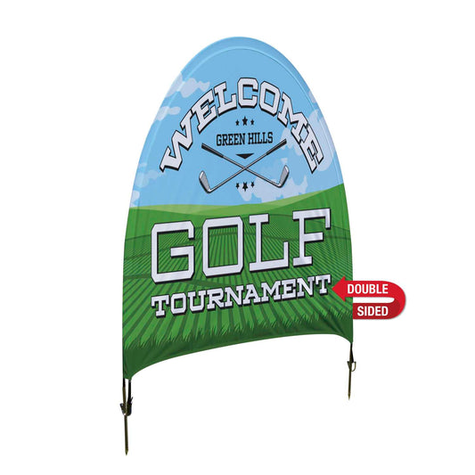 5' W X 4'H Sunrise Lawn Double-Sided Kit