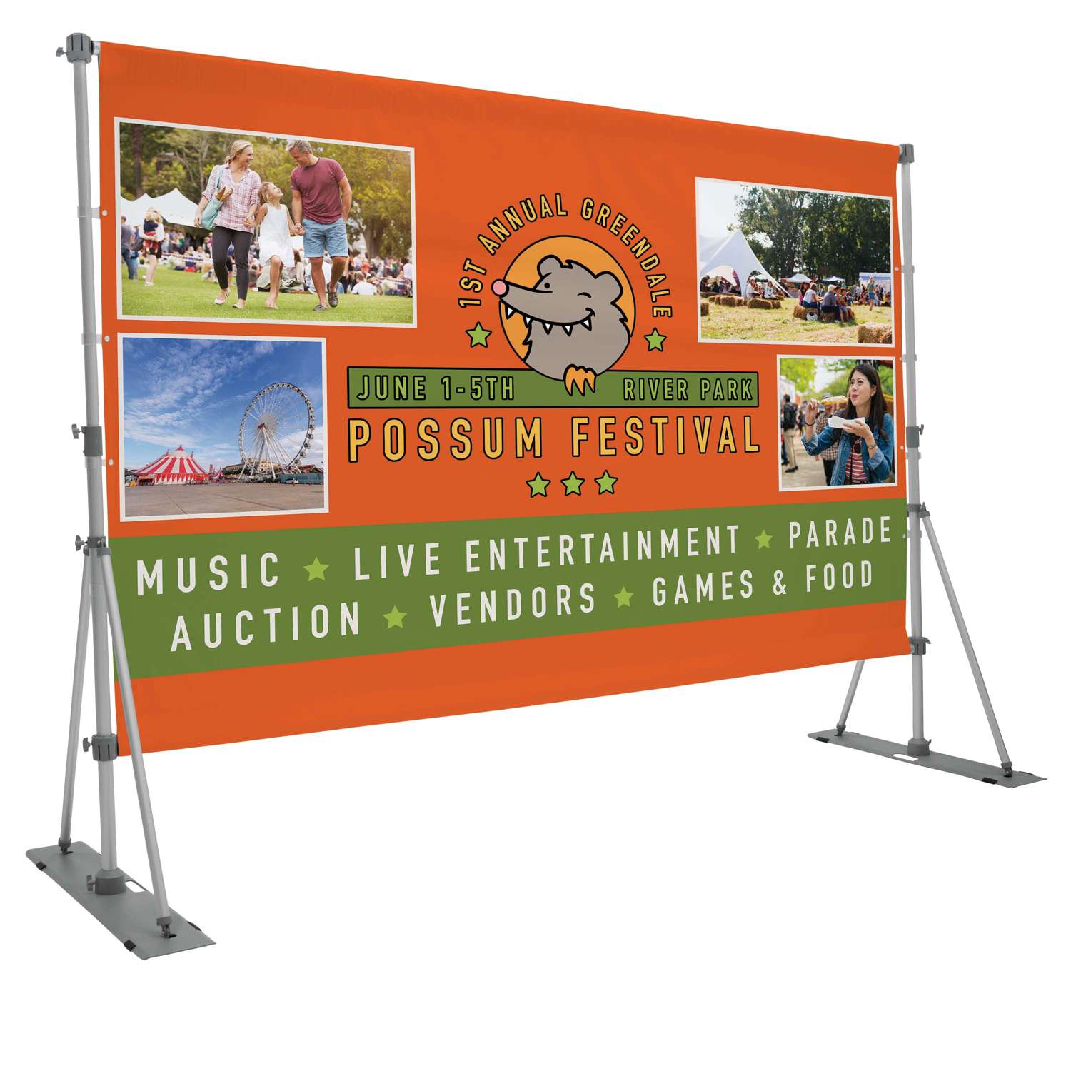 Headliner Banner Display Kit (Backlit Woven Polyester)