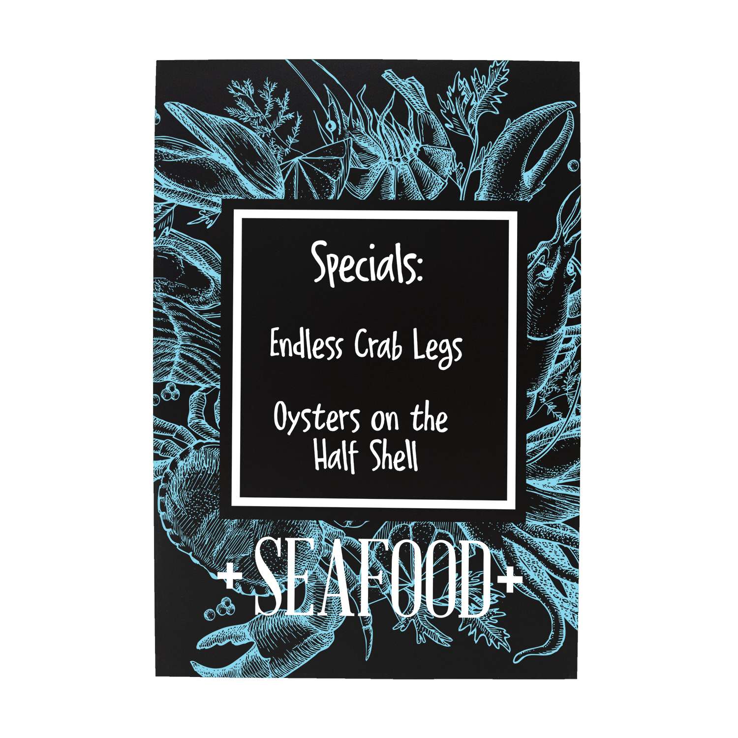 32" Economy A-frame Imprinted Chalkboard Insert