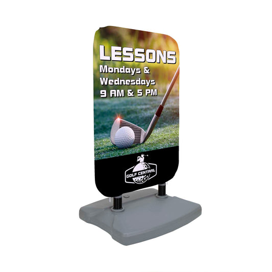 50" EuroFit Flex Sign Kit with Ballast Base