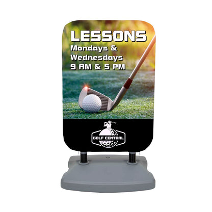 50" EuroFit Flex Sign Kit with Ballast Base