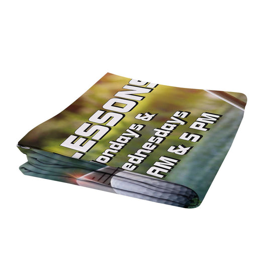 50" EuroFit Flex Sign with Ballast Base Graphic Cover