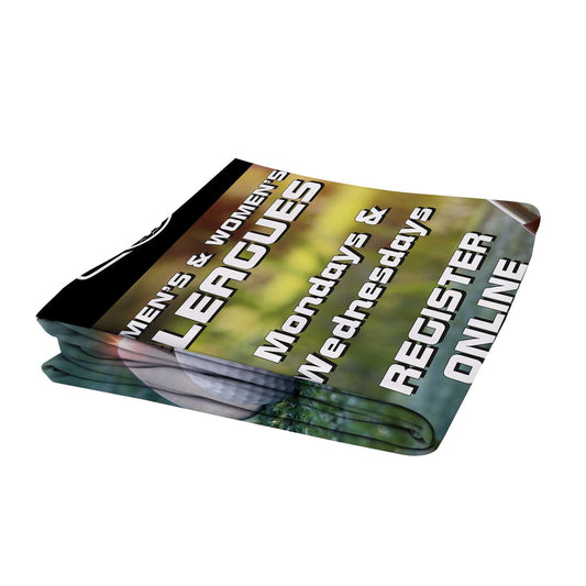 90" EuroFit Flex Sign with Ballast Base Graphic Cover