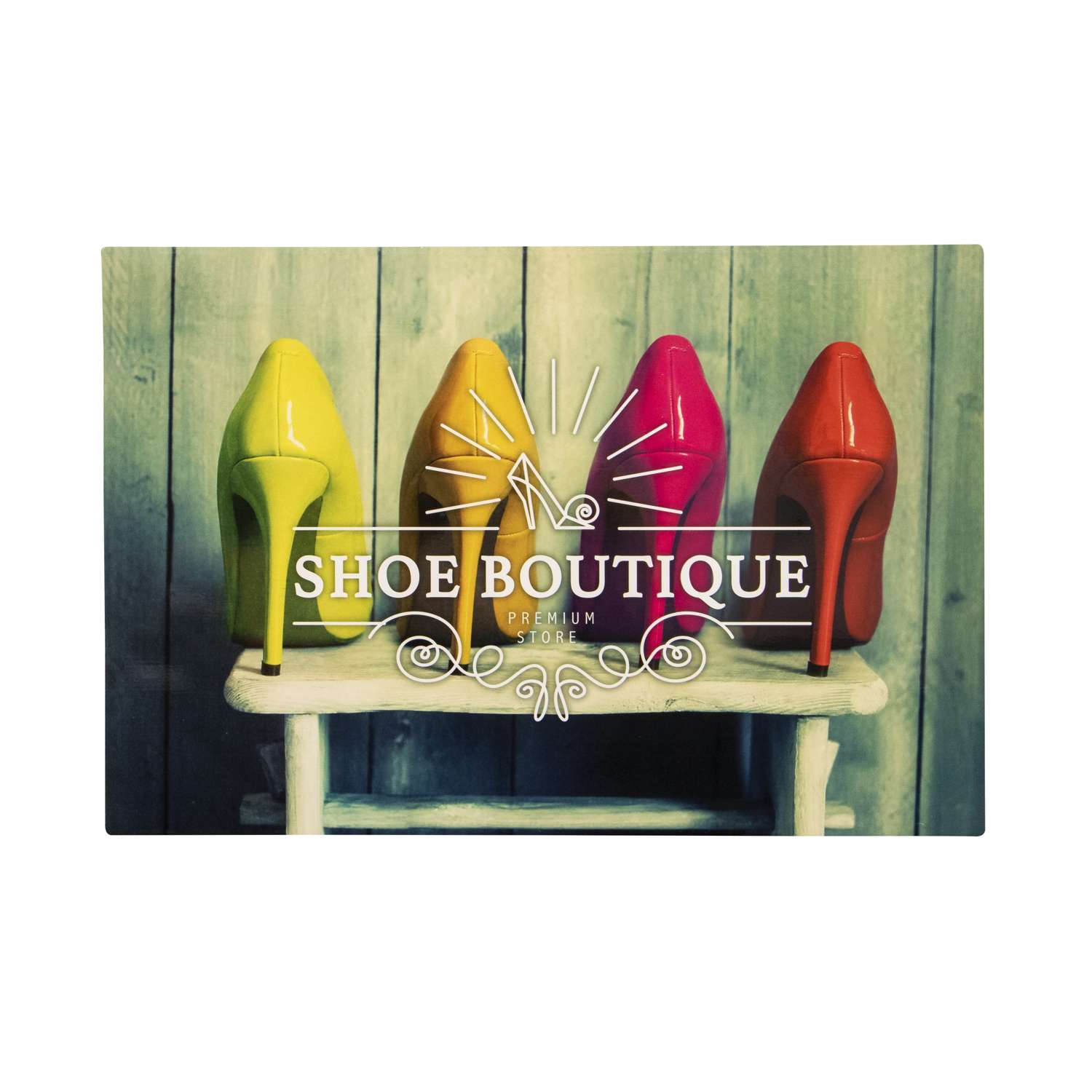 12"W X 18"H Glossy Aluminum Print with Shadow Mount