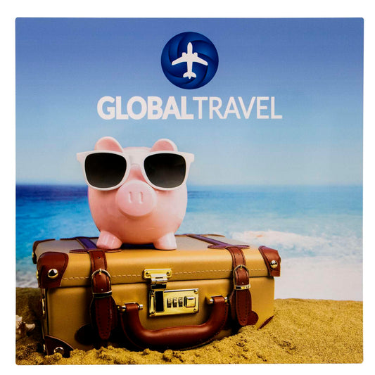 16"W X 16"H Glossy Aluminum Print with Shadow Mount