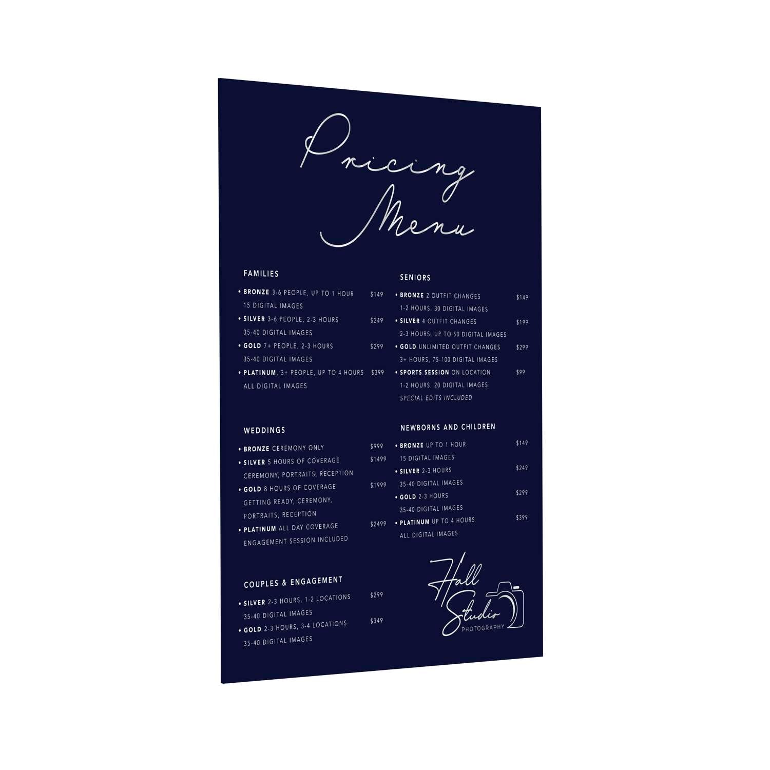 16" x 20" Acrylic Print with Shadow Mount