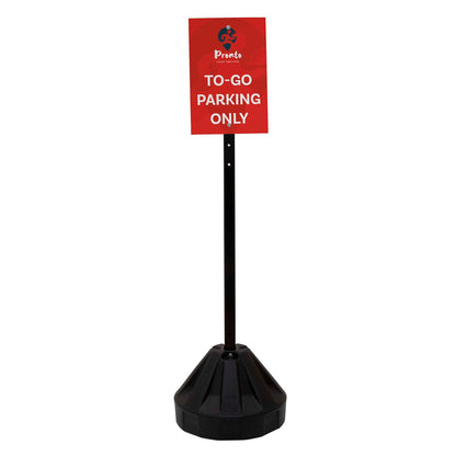 60" Rover Portable Sign Post Double-Sided Kit