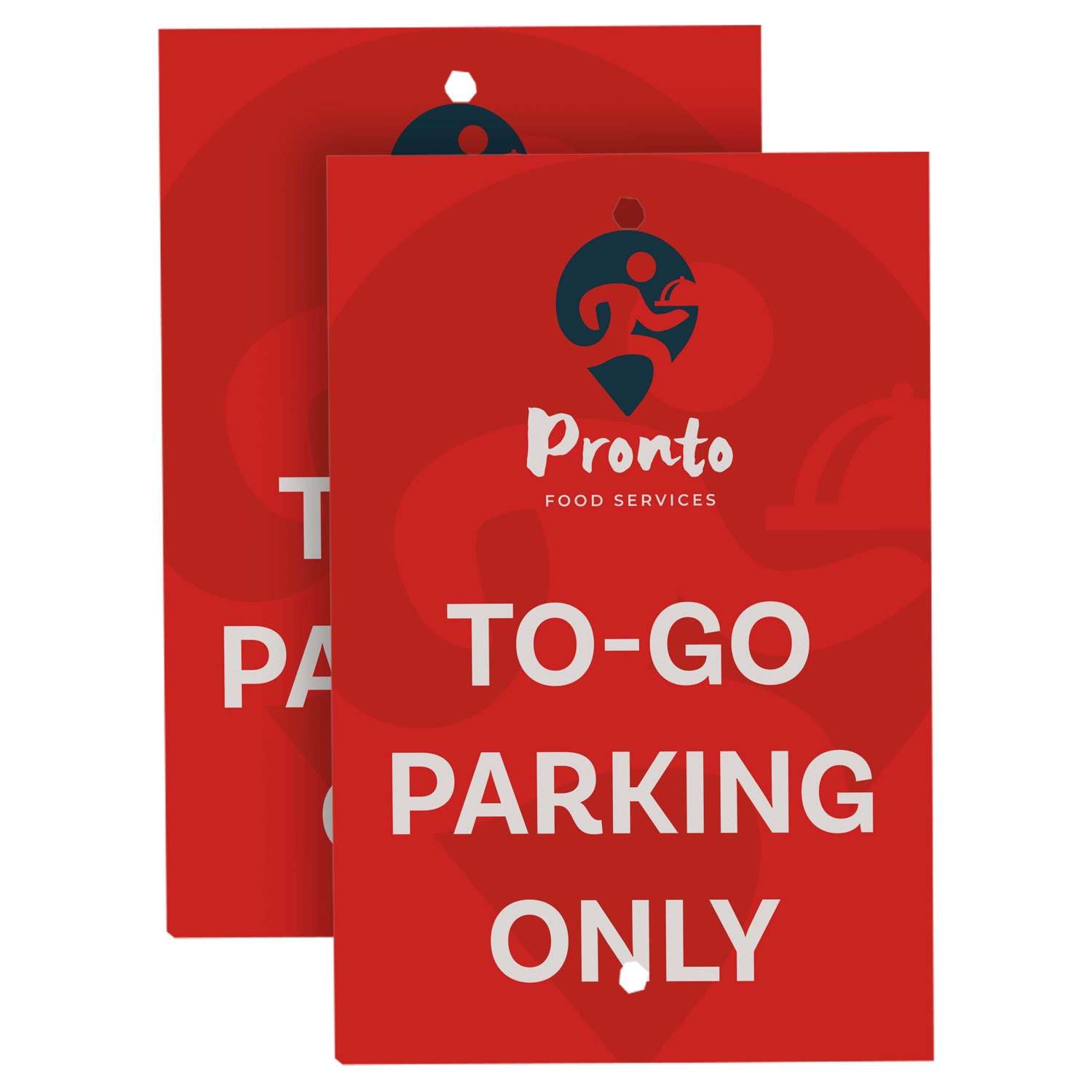 60" Rover Portable Sign Post 12" x 18" Single-Sided Graphics (Set of Two)