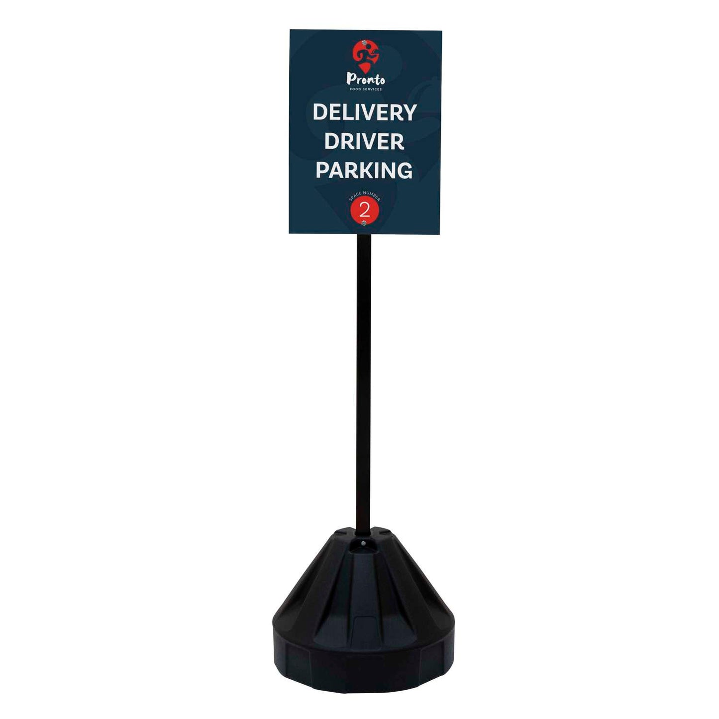 72" Rover Portable Sign Post Double-Sided Kit