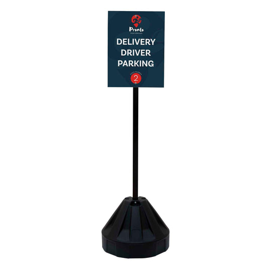72" Rover Portable Sign Post Double-Sided Kit