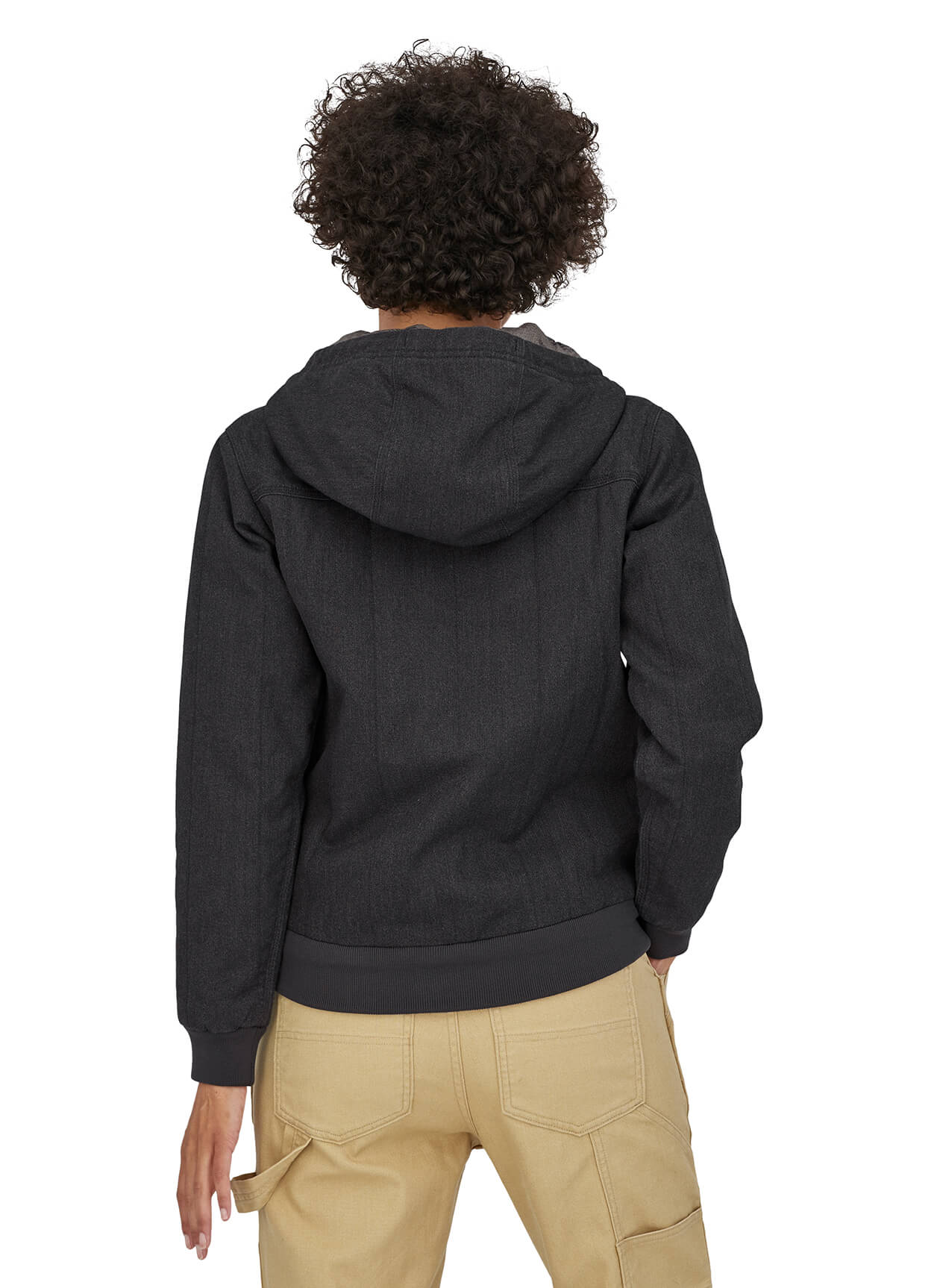 Patagonia Women's All Seasons Bomber Hooded Jacket - Ink Black - SM