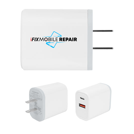 WHITE 30W Power Delivery Wall Adapter
