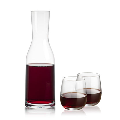 Caldmore Carafe & Crestview Stemless Wine