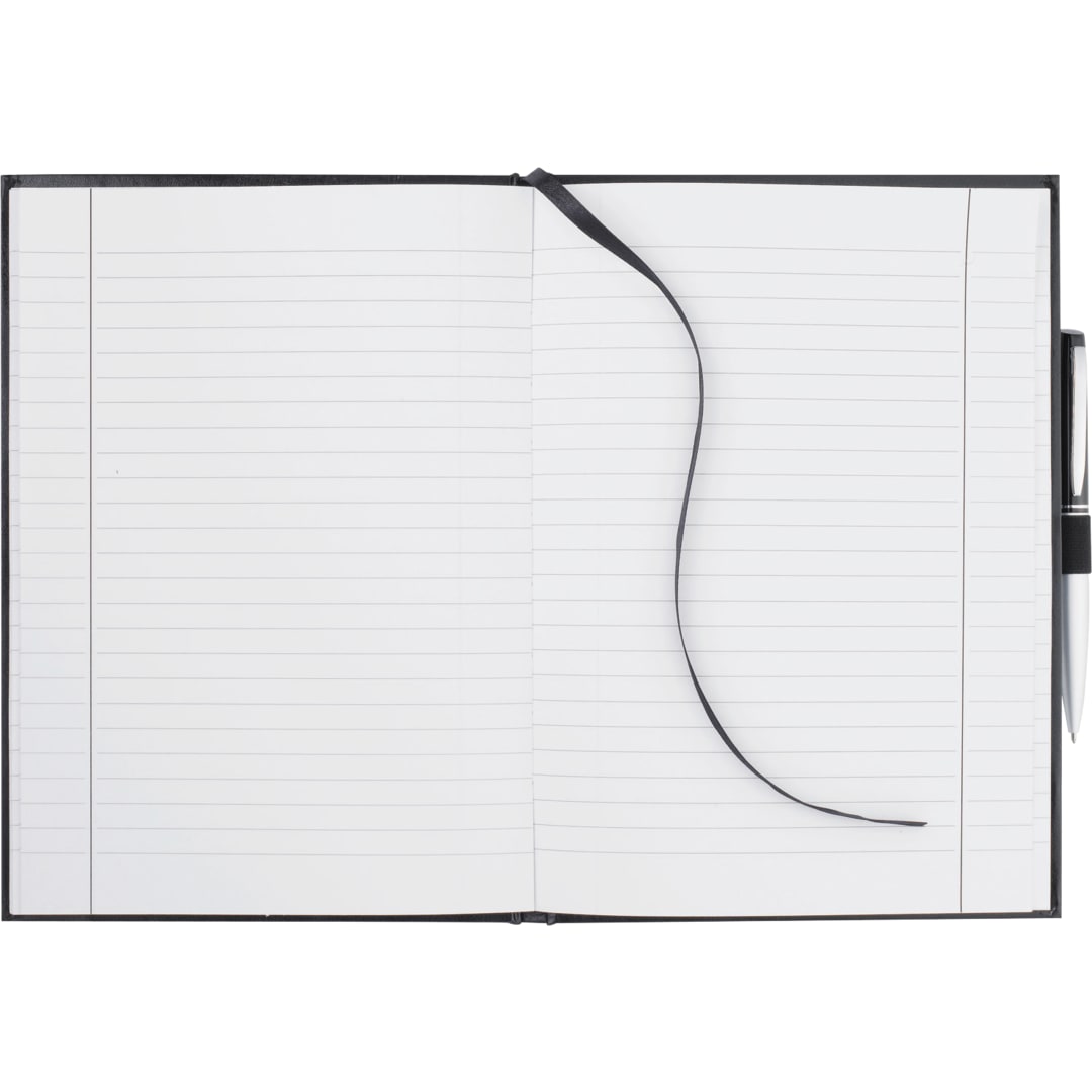 Black FSC® Mix 7" x 10" Executive Large Bound Journal