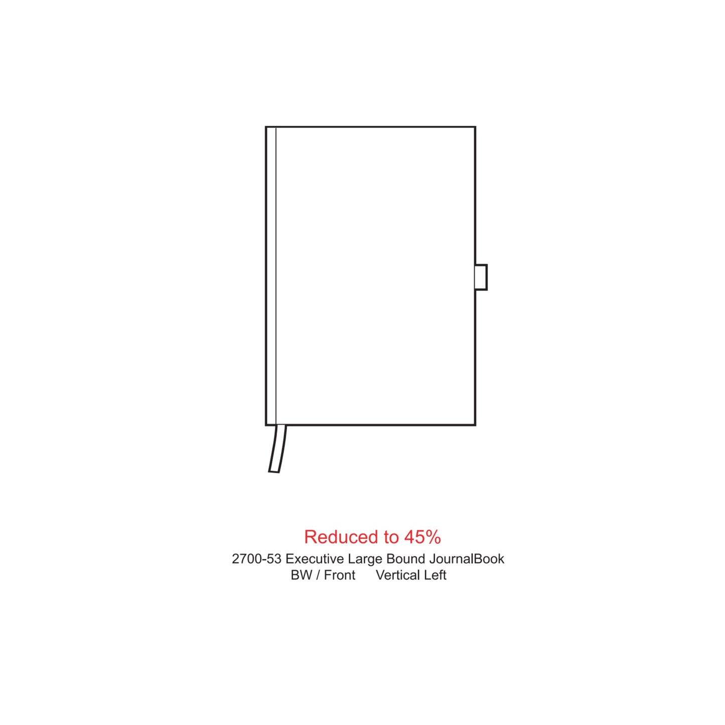 FSC® Mix 7" x 10" Executive Large Bound Journal