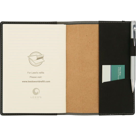 Black FSC® Mix 5.25" x 7.5" Revello Refillable Journal