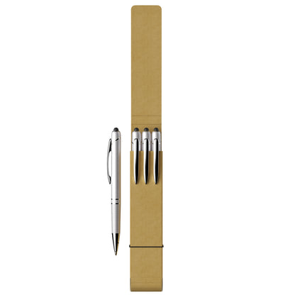3-piece glacio pen set with recycled case