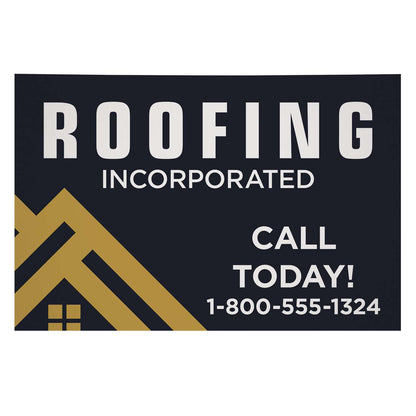 36" x 24" Corrugated Plastic Sign (Single-Sided)