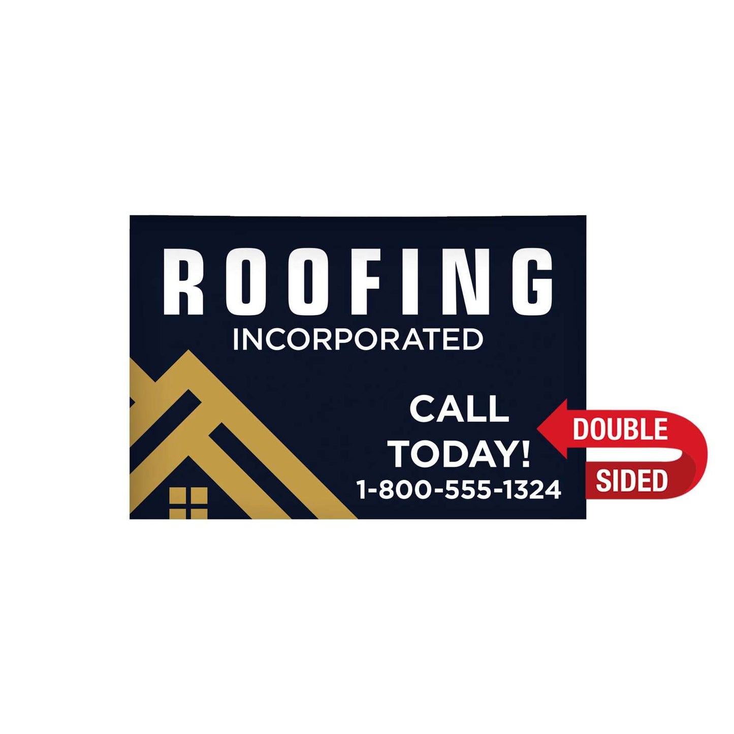 36" x 24" Corrugated Plastic Sign (Double-Sided)