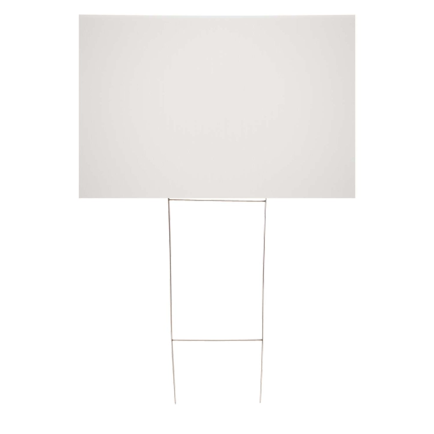 24" x 18" Corrugated Plastic Sign Kit (Blank)