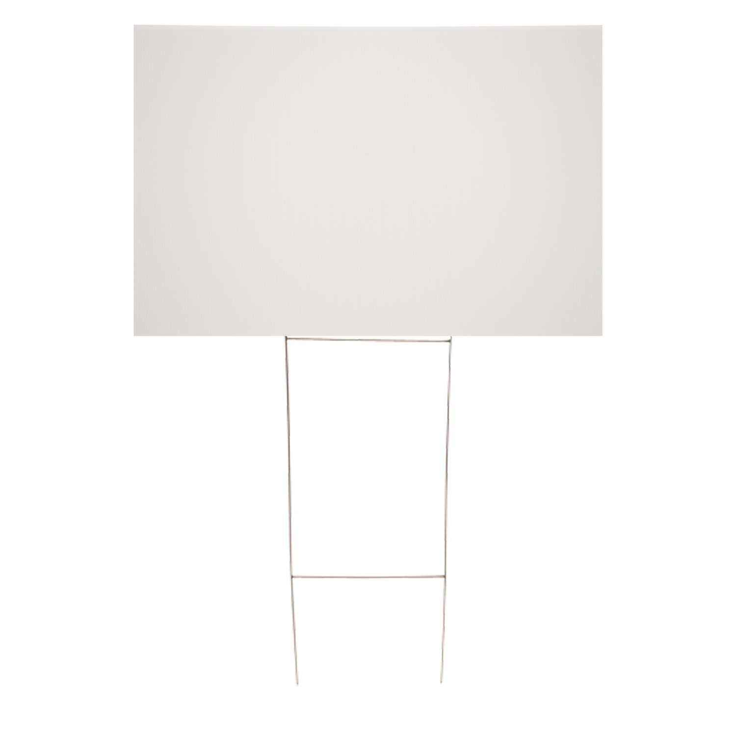 24" x 18" Corrugated Plastic Sign Kit (Blank)