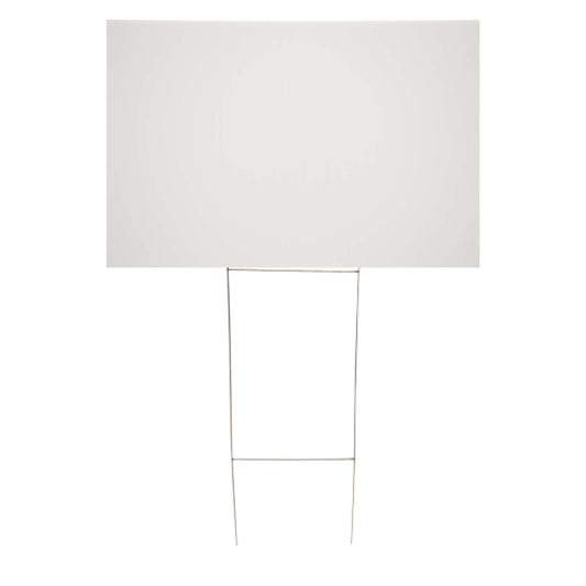 24" x 18" Corrugated Plastic Sign Kit (Blank)