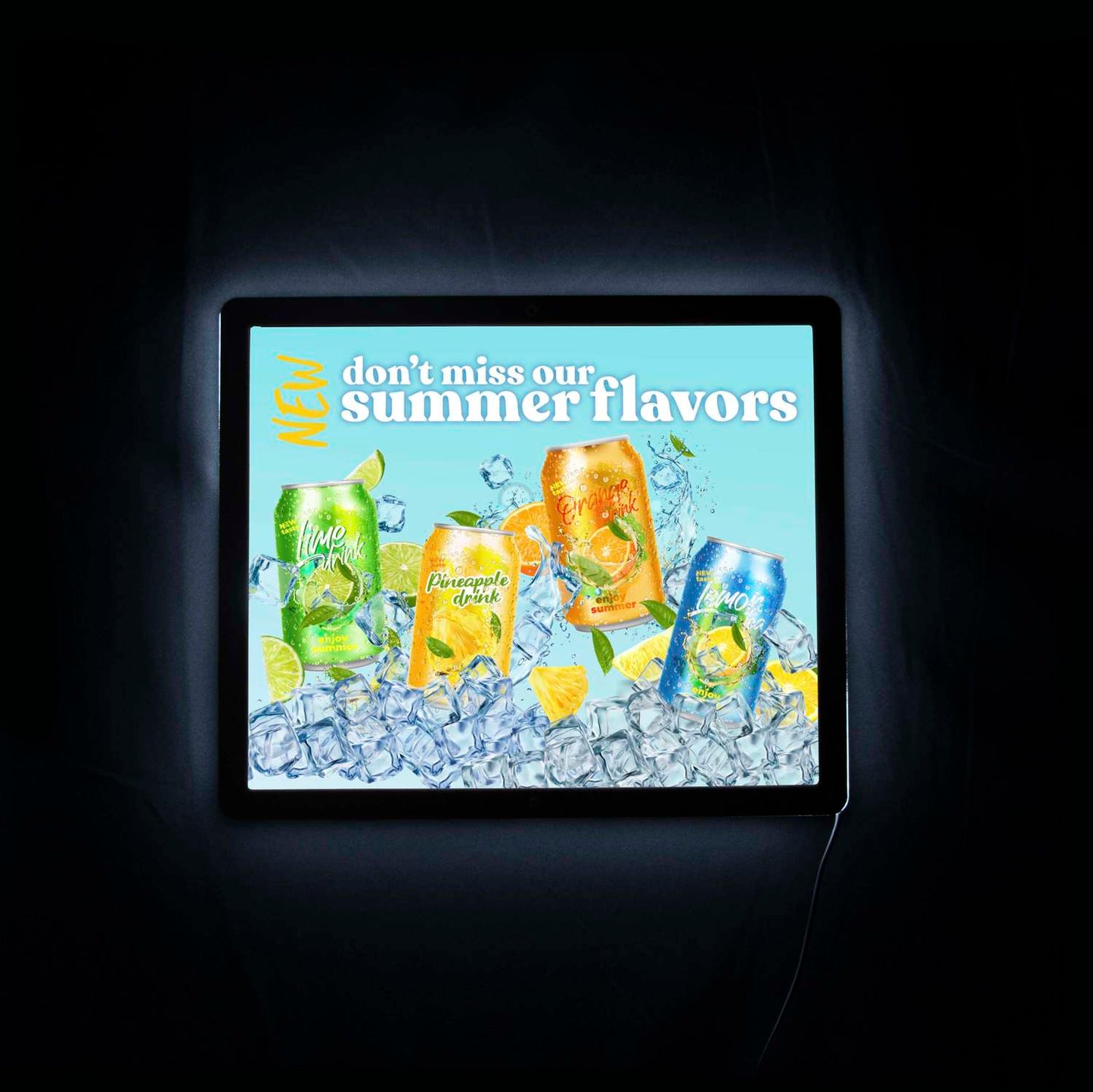 18"W x 15"H Luxe Glo Sign