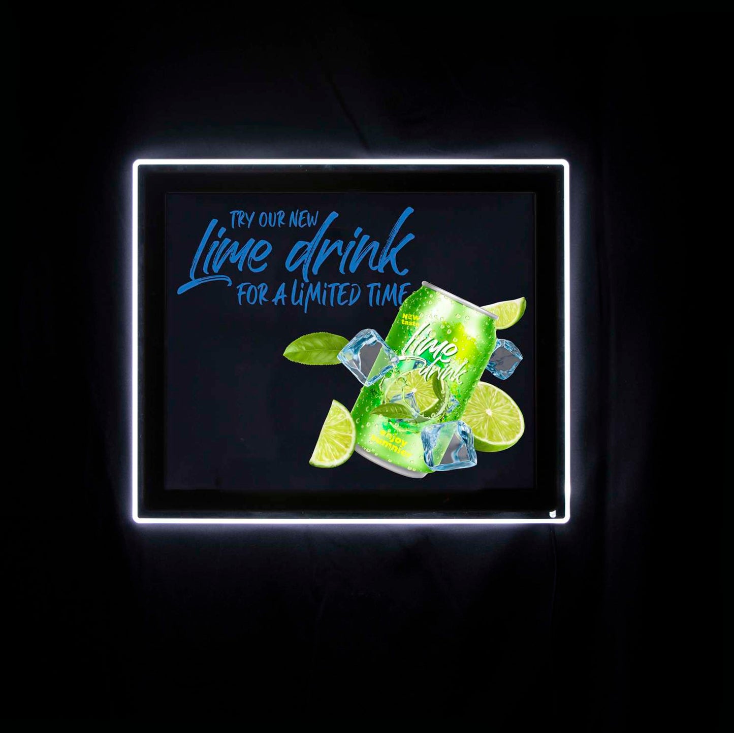 18"W x 15"H Luxe Glo Edge