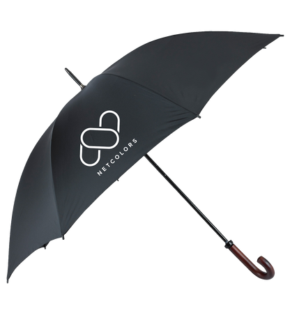 Black The Doorman Umbrella