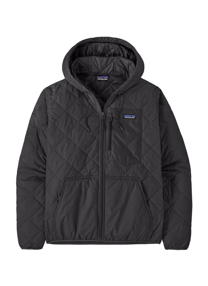 Patagonia Men's Diamond Quilted Bomber Hoody - Black - XS