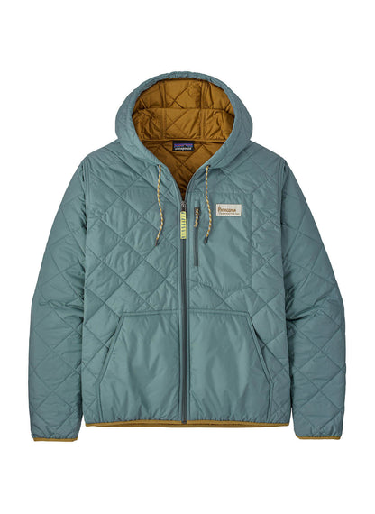 Patagonia Men's Diamond Quilted Bomber Hoody - Black - SM