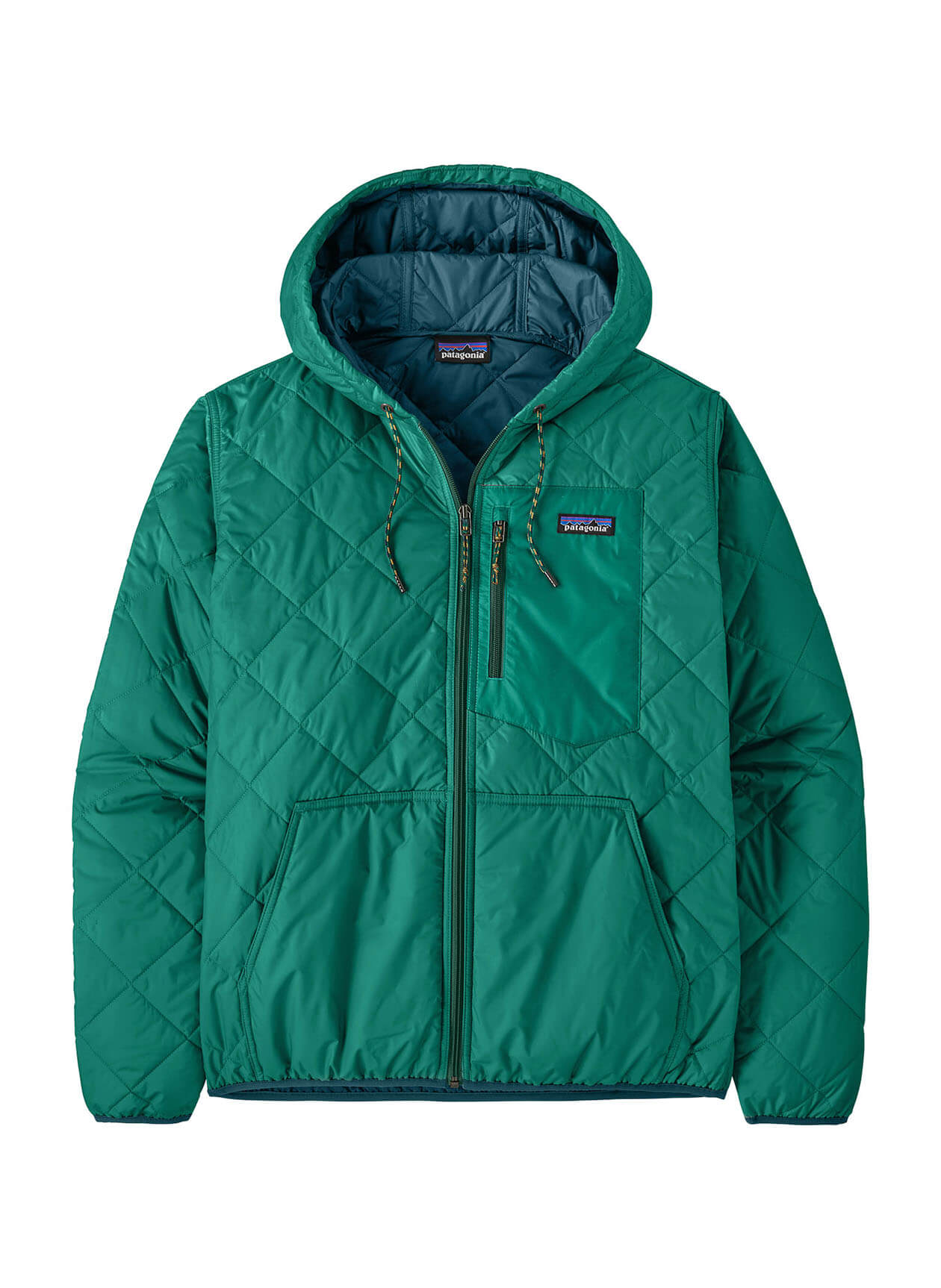 Patagonia Men's Diamond Quilted Bomber Hoody - Black - SM