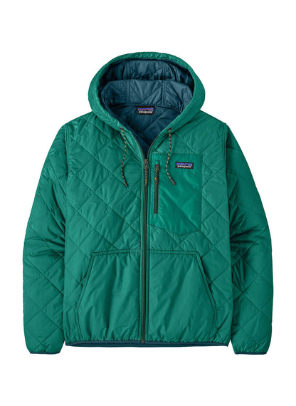 Patagonia Men's Diamond Quilted Bomber Hoody - Black - SM