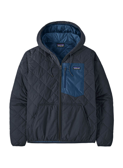 Patagonia Men's Diamond Quilted Bomber Hoody - Black - XS