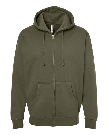 Unisex Heavyweight Full-Zip Hooded Sweatshirt - IND4000Z