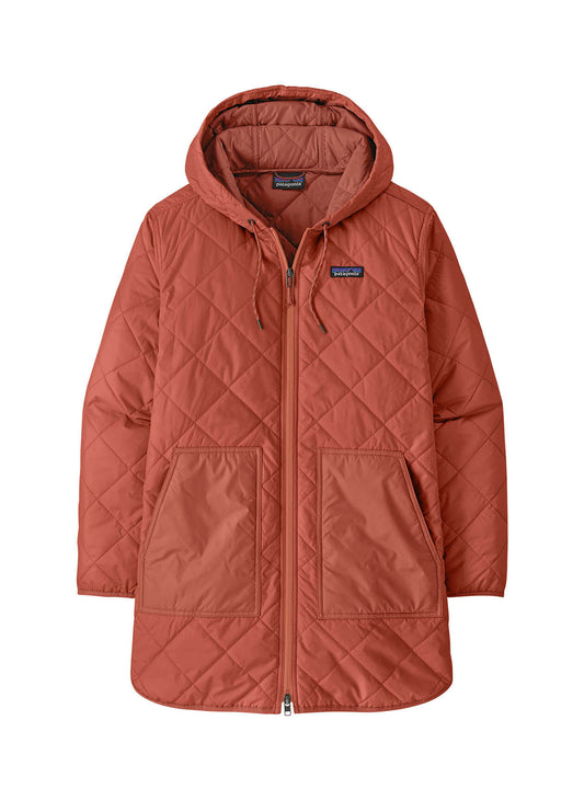 Patagonia Women's Diamond Quilted Parka - Potters Red - XXS