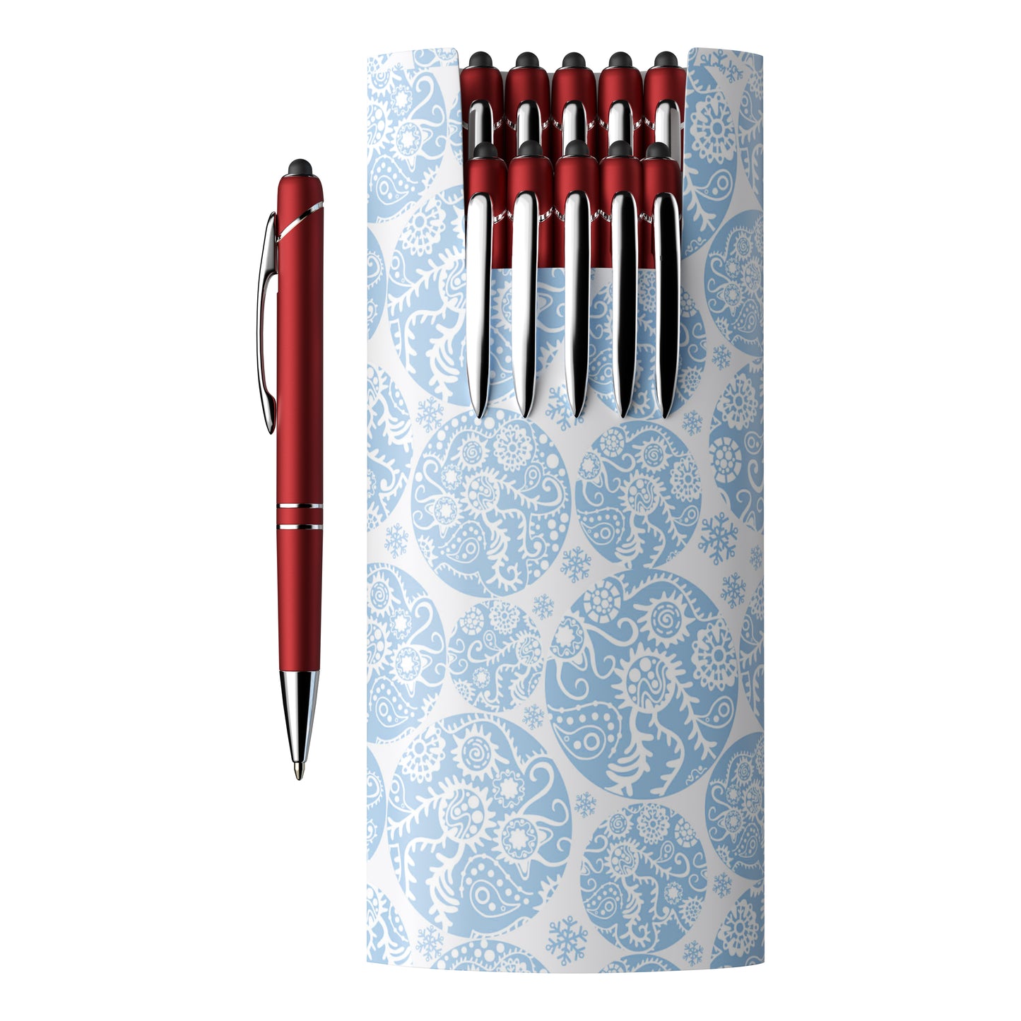 10-piece glacio pen set and custom sleeve