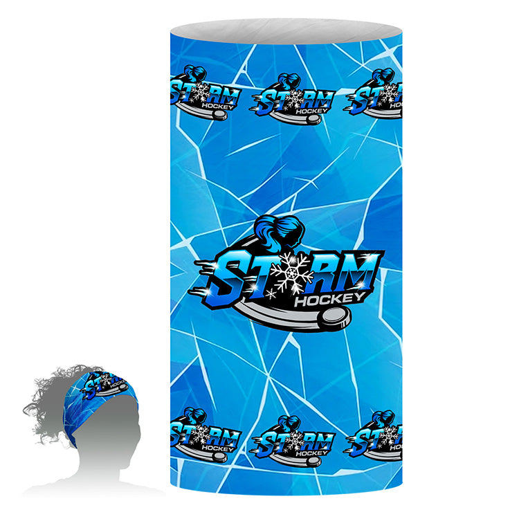 “THE FULL COLOR FANDANA™” Full Color Sublimation” Multi-Functional Gaiter & Headwear – 9-3/4” W x 17