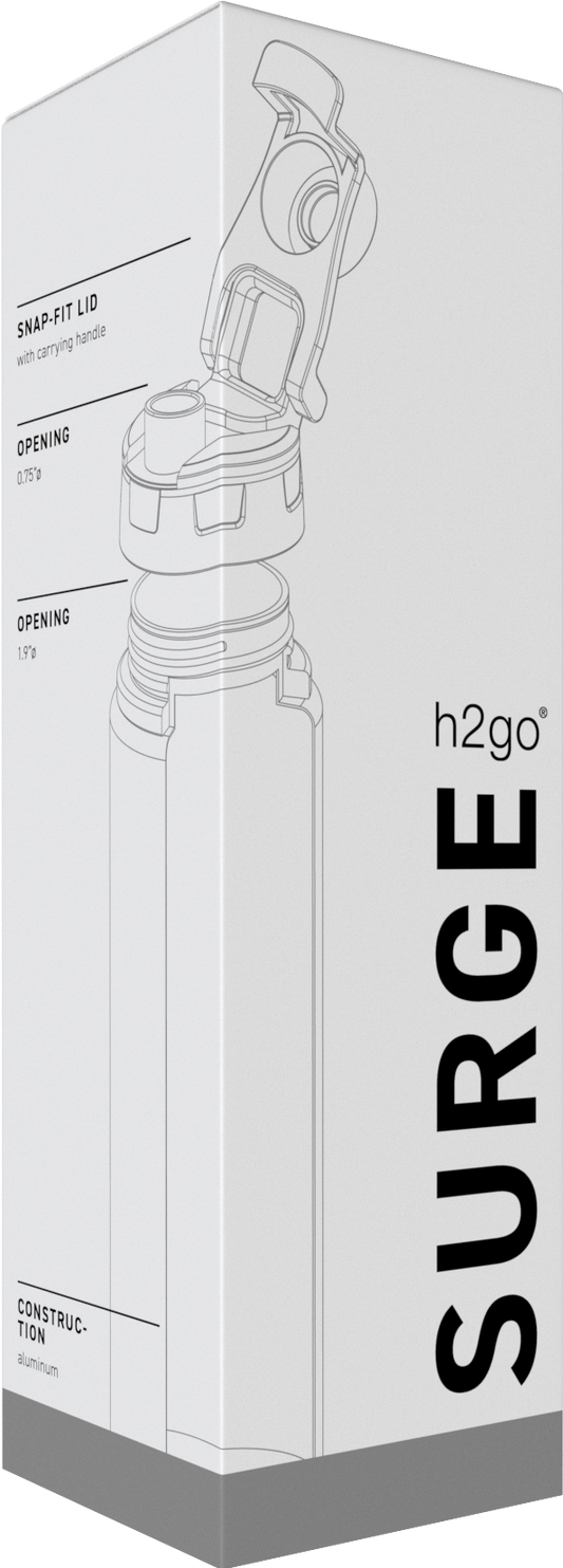 matte black 28 oz h2go surge