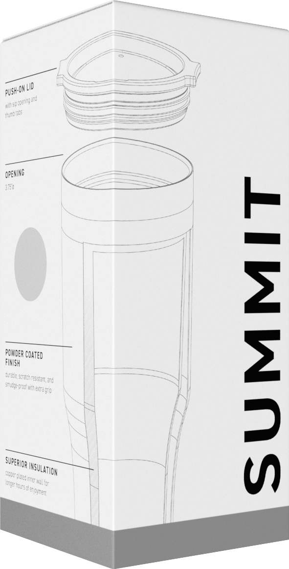 matte black 28 oz summit - powder