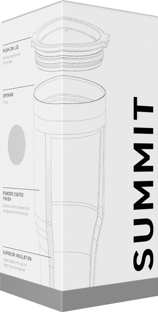 matte black 28 oz summit - powder