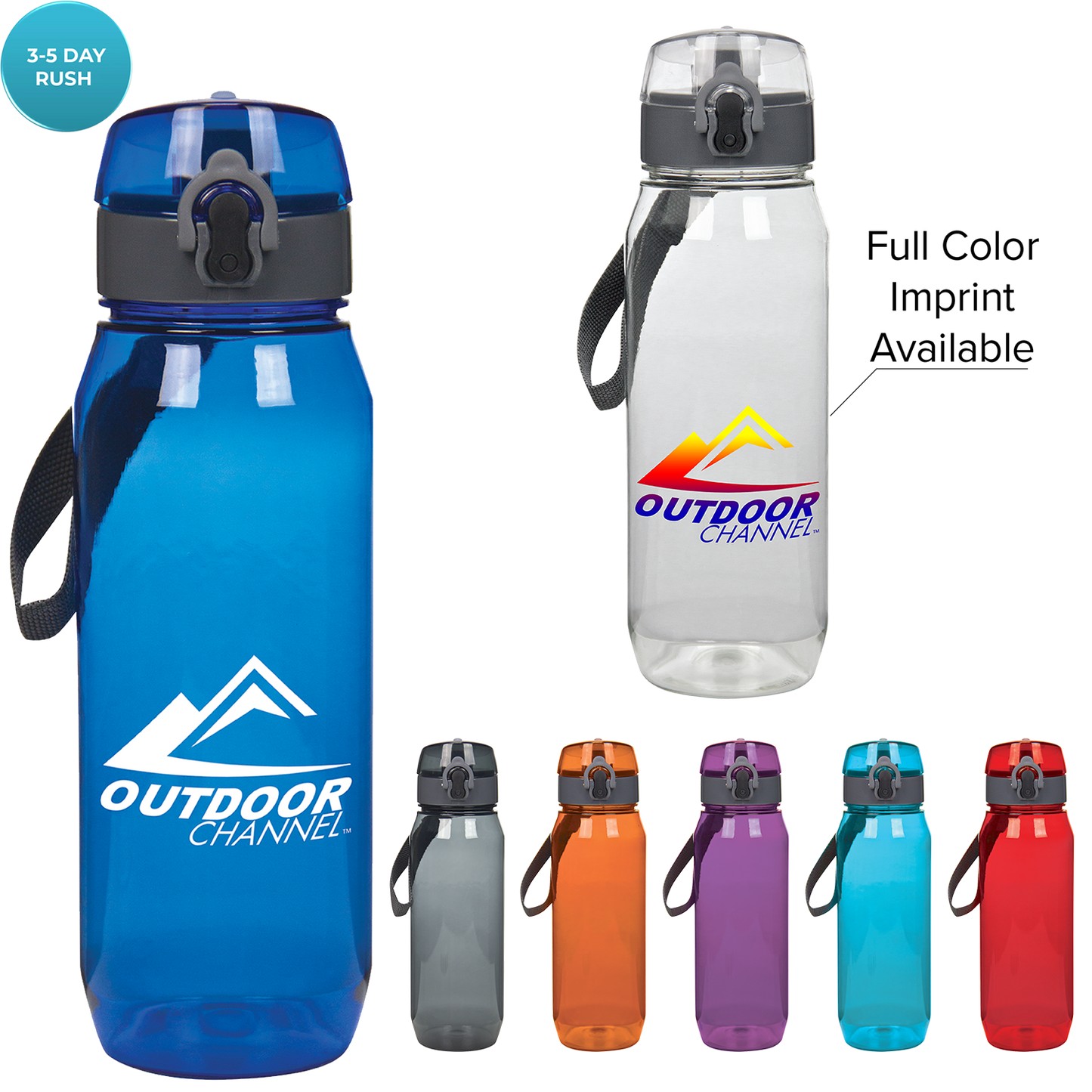 Blue 28 Oz Trekker Tritan Water Bottle