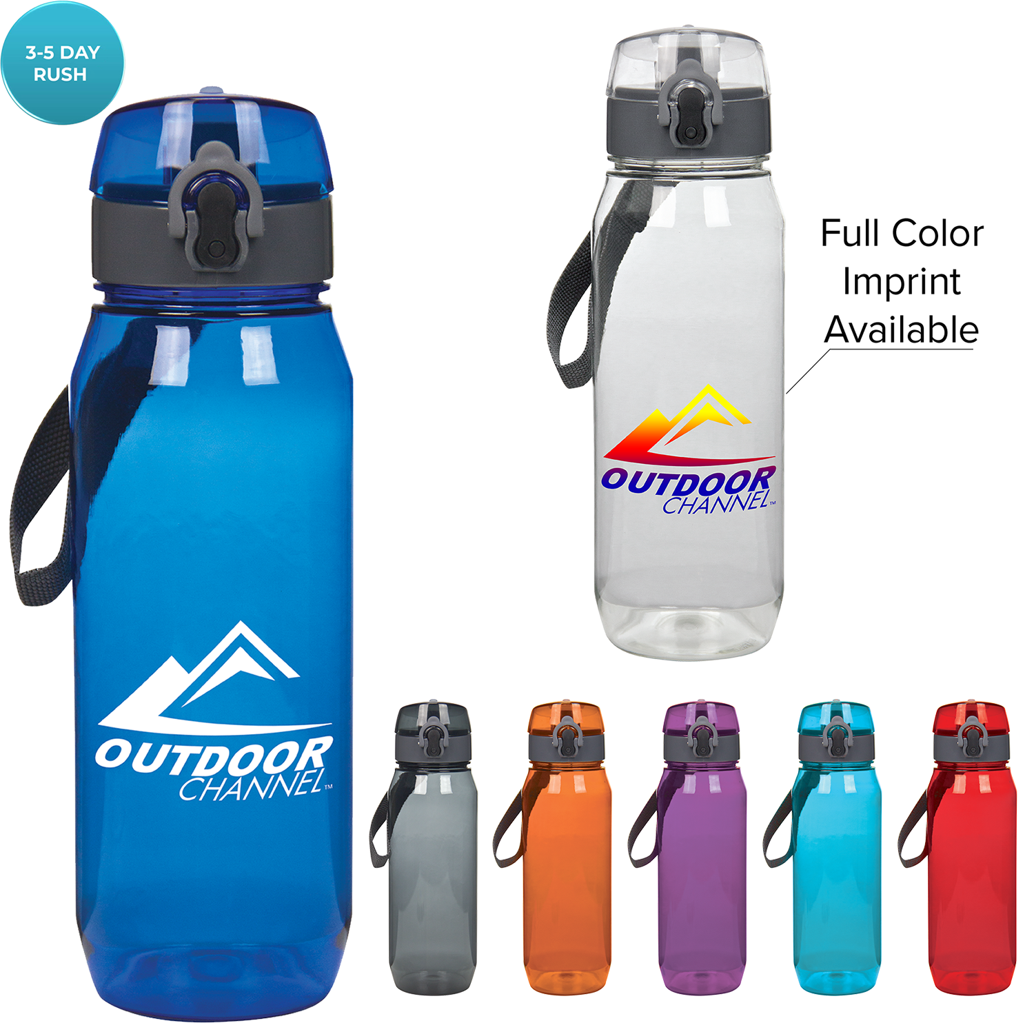 Blue 28 Oz Trekker Tritan Water Bottle